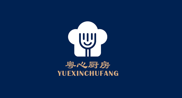 粤心厨房品牌logo