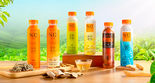 N12陈皮饮料创意平面海报